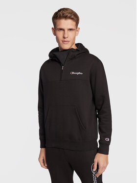 Champion Champion Bluza Half-Zip Heavy 217866 Czarny Regular Fit