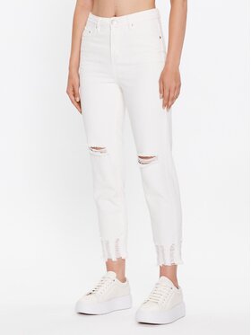 Glamorous Glamorous Jeansy KA6641A Bílá Regular Fit