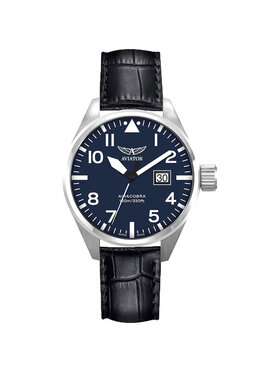 Aviator Aviator Zegarek V.1.22.0.149.4.BP42 Czarny