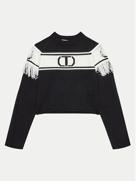 TWINSET TWINSET Светр 242GJ3163 Чорний Regular Fit