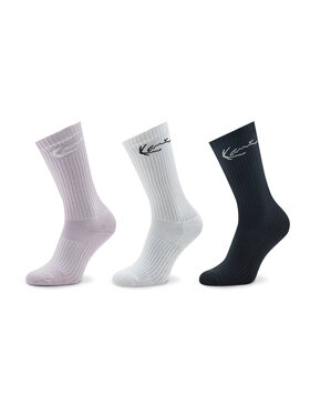 Karl Kani Karl Kani Set od 3 para unisex visokih čarapa Signature 3-Pack Sock 3104005 Šarena