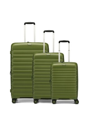 D&N D&N Komplet walizek 326989 Zielony