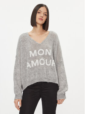 Kontatto Kontatto Sweater 3M1200 Szürke Oversize
