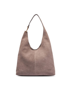 Calvin Klein Calvin Klein Geantă Slouchy Suedelarge Shoulder Bag LV04F3690G Maro