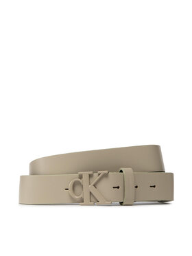Calvin Klein Jeans Calvin Klein Jeans Cintura da donna Round Mono Plaque Belt 30Mm K60K609832 Beige