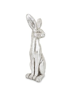 MIAhome MIAhome Figurka zając FADIY Srebrny