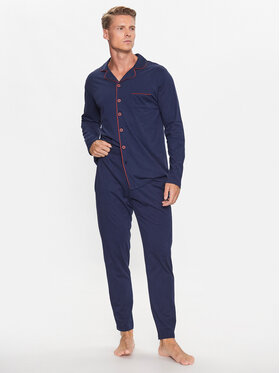 United Colors Of Benetton United Colors Of Benetton Пижама 3VD04P01P Тъмносин Regular Fit
