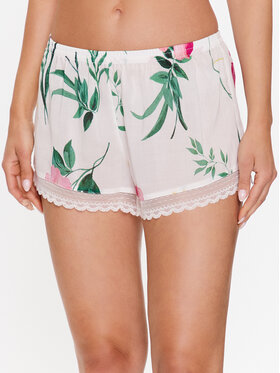 Etam Etam Pantaloni scurți pijama 6538938 Alb Regular Fit