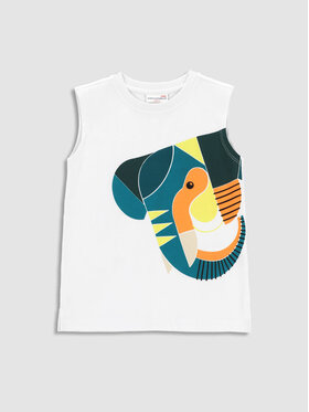Coccodrillo Coccodrillo Top WC3143301JBK Alb Regular Fit