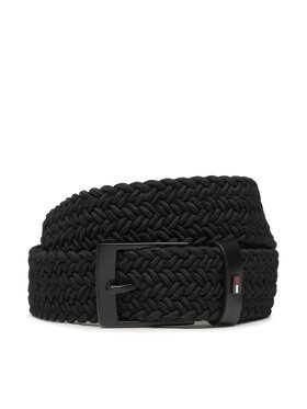 Tommy Hilfiger Tommy Hilfiger Cintura da uomo Adan 3.5 Elastic AM0AM10842 Nero