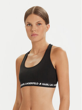 KARL LAGERFELD KARL LAGERFELD Podprsenkový top A1W47007 Černá