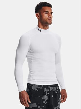 Under Armour Under Armour Longsleeve 1366072-100 Biały Slim Fit
