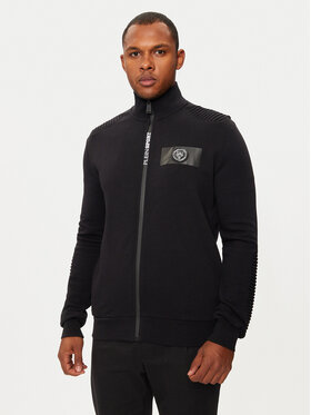 Plein Sport Plein Sport Bluza FADC MJB3414 STE003N 0202 Czarny Regular Fit