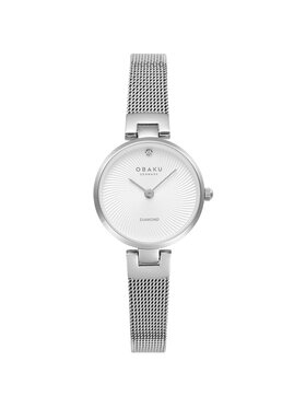 Obaku Obaku Zegarek V256SXCIMC Srebrny