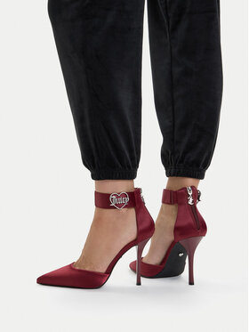 Juicy Couture Juicy Couture Szpilki EO-LH24018-2A Bordowy