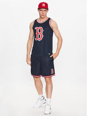 47 Brand Sportske Kratke Hlače Boston Red Sox Back Court 47 Grafton Shorts Tamnoplava Regular Fit