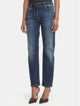 Elisabetta Franchi Elisabetta Franchi Džínsy PJ-25N-66E2-V340 Tmavomodrá Straight Leg