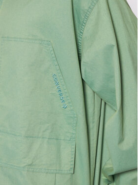 Converse Converse Kurtka przejściowa Double Pocket 10021097-A03 Zielony Regular Fit