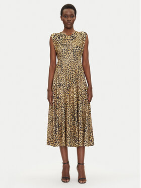NORMA KAMALI NORMA KAMALI Vsakodnevna obleka Grace KK4243PL179656 Rjava Regular Fit