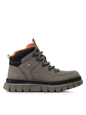 Tommy Hilfiger Tommy Hilfiger Trzewiki Lace-Up Bootie T3B5-32523-1441 M Szary