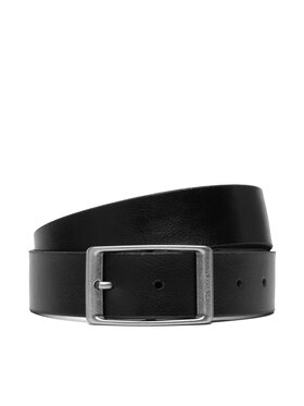 Calvin Klein Calvin Klein Pasek Casual Round Buckle Tumbled 35Mm LV04D7123G Czarny