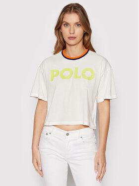 Polo Ralph Lauren Polo Ralph Lauren T-shirt 211856674002 Bijela Relaxed Fit