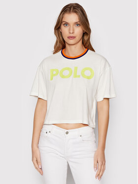 Polo Ralph Lauren Polo Ralph Lauren Tričko 211856674002 Biela Relaxed Fit