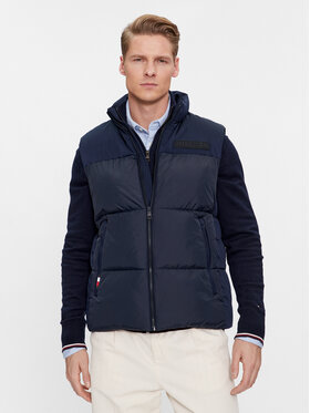 Tommy Hilfiger Tommy Hilfiger Mellény New York MW0MW32769 Sötétkék Regular Fit