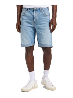 Lee Lee Szorty jeansowe 112363706 Niebieski Regular Fit