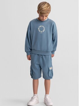 minoti minoti Zestaw 29FLEECE268 Niebieski Regular Fit