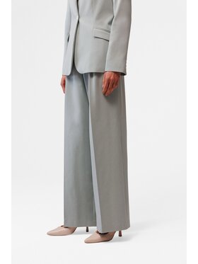 LE POSSÉ LE POSSÉ Pantaloni di tessuto SGZWS Verde chiaro Regular Fit
