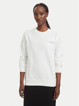 Tommy Jeans Tommy Jeans Pluus Ess Logo DW0DW22829 Valge Regular Fit