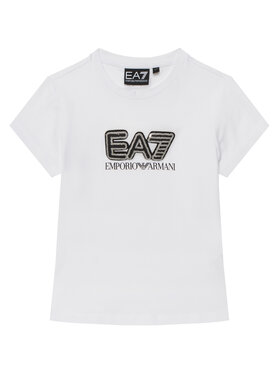 EA7 Emporio Armani EA7 Emporio Armani T-krekls 7G000257 AF10373 U0002 Balts Slim Fit