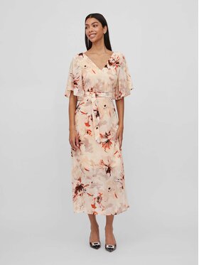 Vila Vila Vestito da giorno Karin 14083207 Beige Regular Fit