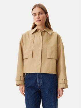Calvin Klein Calvin Klein Преходно яке K20K208379 Бежов Relaxed Fit