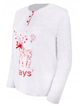 Infiore Infiore Piżama 0601 Czerwony Comfortable Fit