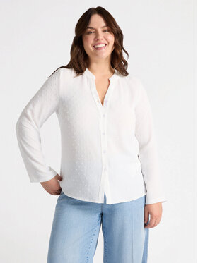 Fiorella Rubino Fiorella Rubino Koszula 5110T001351N011 Biały A-Line Fit