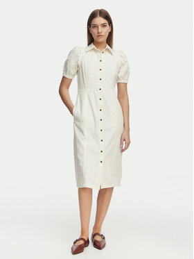 French Connection French Connection Джинсова сукня 71SZN Білий Regular Fit