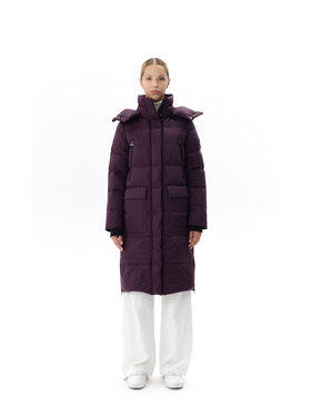 Tiffi Tiffi Kurtka damska MARINELLA Bordowy Regular Fit