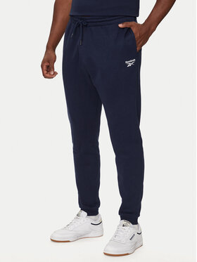 Reebok Reebok Spodnji del trenirke HH8325 Mornarsko modra Regular Fit