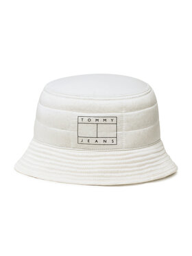 Tommy Jeans Tommy Jeans Chapeau Herita Bucket Hat AW0AW12680 Blanc