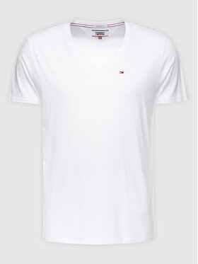 Tommy Jeans Tommy Jeans T-Shirt DM0DM04410 Biały Regular Fit
