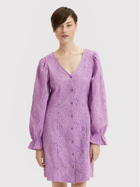 Selected Femme Selected Femme Haljina za svaki dan Nally 16084457 Ljubičasta Regular Fit