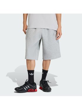 adidas adidas Szorty materiałowe 159228 Szary Regular Fit
