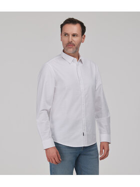 Lee Cooper Lee Cooper Koszula jeansowa VAN Biały Regular Fit