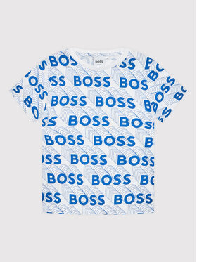 Boss Boss T-Shirt J25N55 D Biały Slim Fit