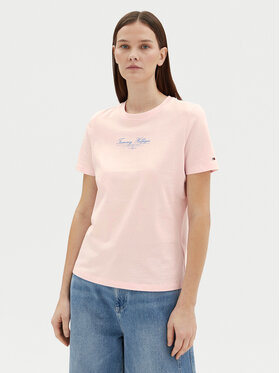 Tommy Hilfiger Tommy Hilfiger T-Shirt WW0WW45428 Rosa Regular Fit