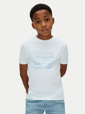 Calvin Klein Jeans Calvin Klein Jeans Tricou LVCKSJA10B Alb Regular Fit