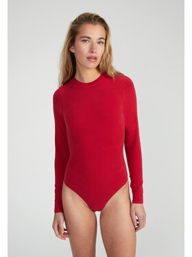Style Republic Style Republic Body Longsleeve Czerwony ciemny Curvy Fit