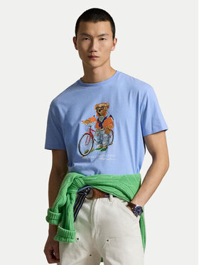 Polo Ralph Lauren Polo Ralph Lauren T-särk 710B16612001 Sinine Slim Fit